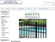 Tablet Screenshot of directafg.com